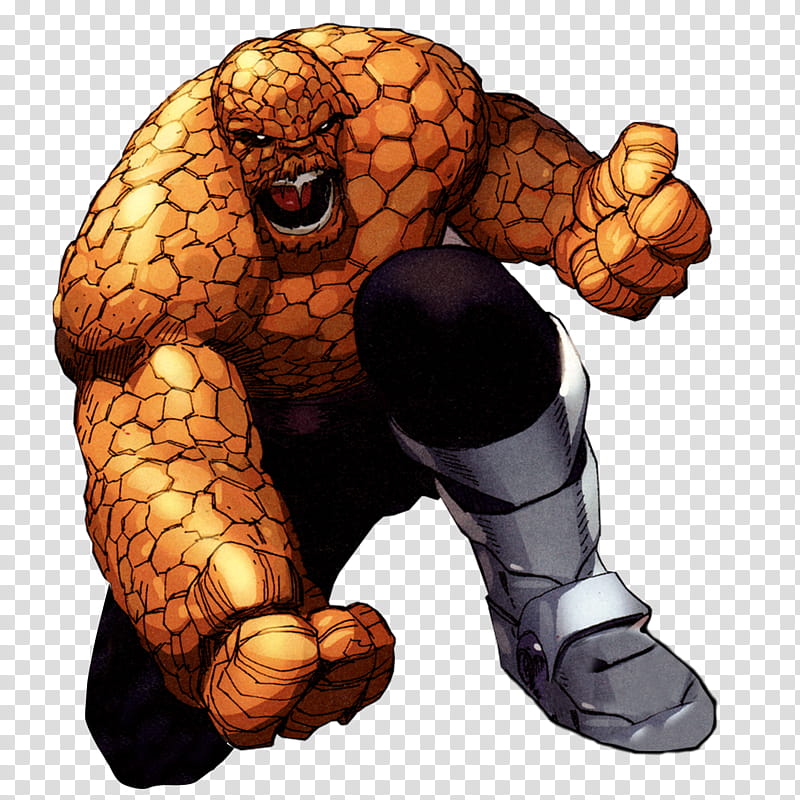 Thing from Fantastic Four, Fantastic  The Thing illustration transparent background PNG clipart