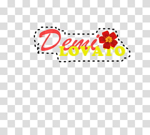 Texto de Demi Lovato transparent background PNG clipart thumbnail