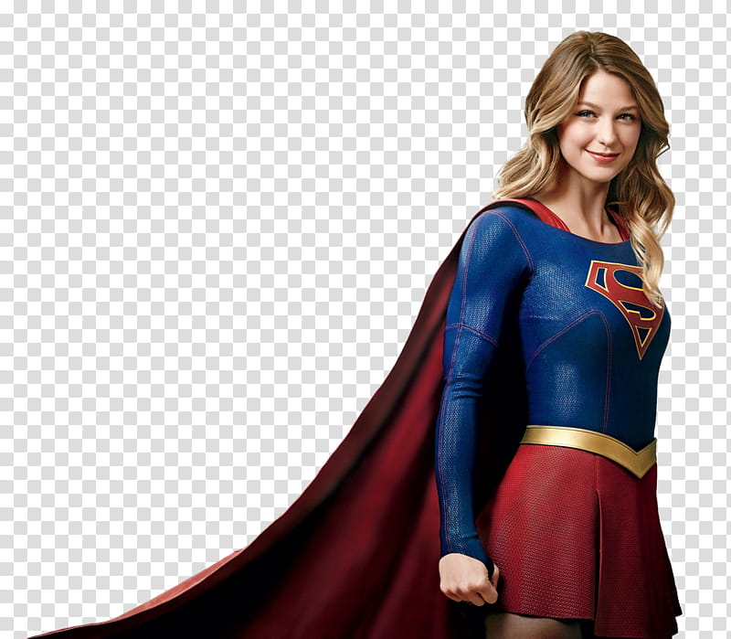 MELISSA BENOIST, Super Woman illustration transparent background PNG clipart