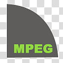 Flat Angles File Types Green, MPEG logo transparent background PNG clipart