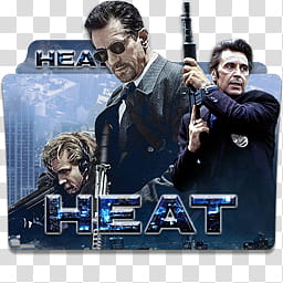 Robert De Niro Movies Folder Icon , Heat_x transparent background PNG clipart