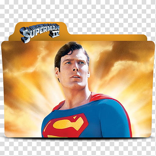 Superman IV  Folder Icon, Superman IV  transparent background PNG clipart