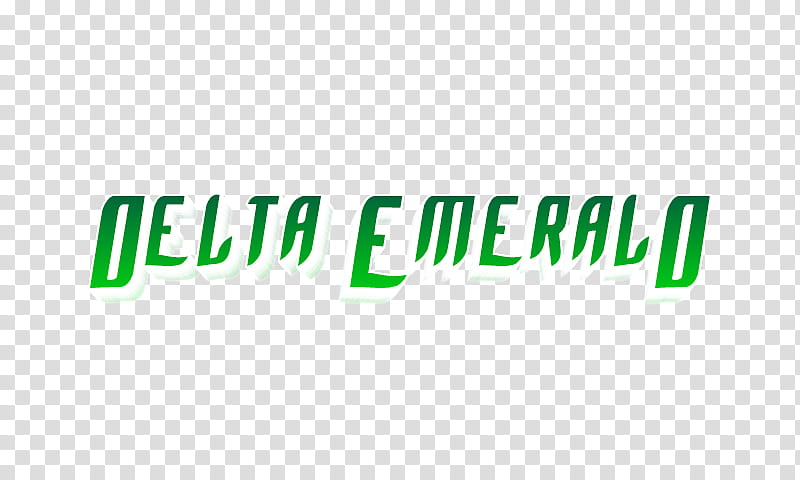 Pokemon Delta Emerald Custom Logo AS Style transparent background PNG clipart