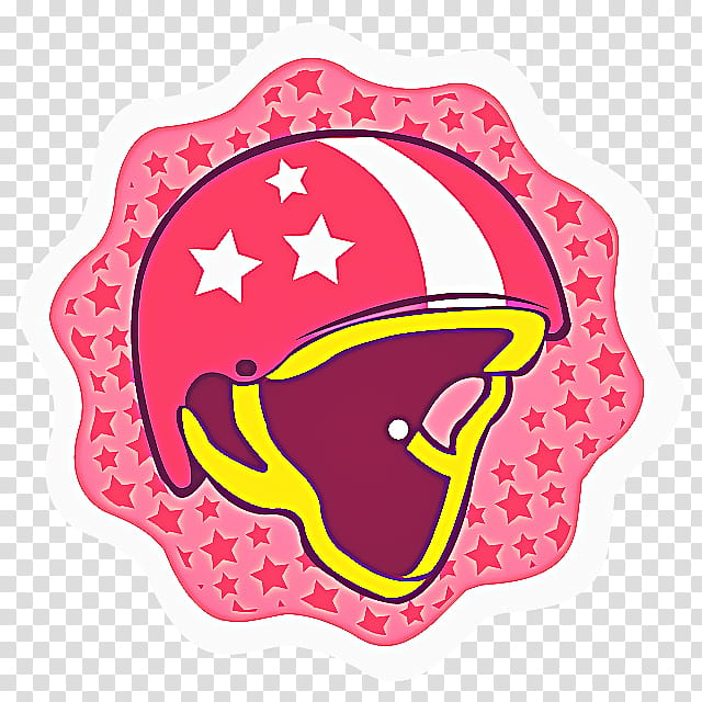 red pink helmet sports gear transparent background PNG clipart