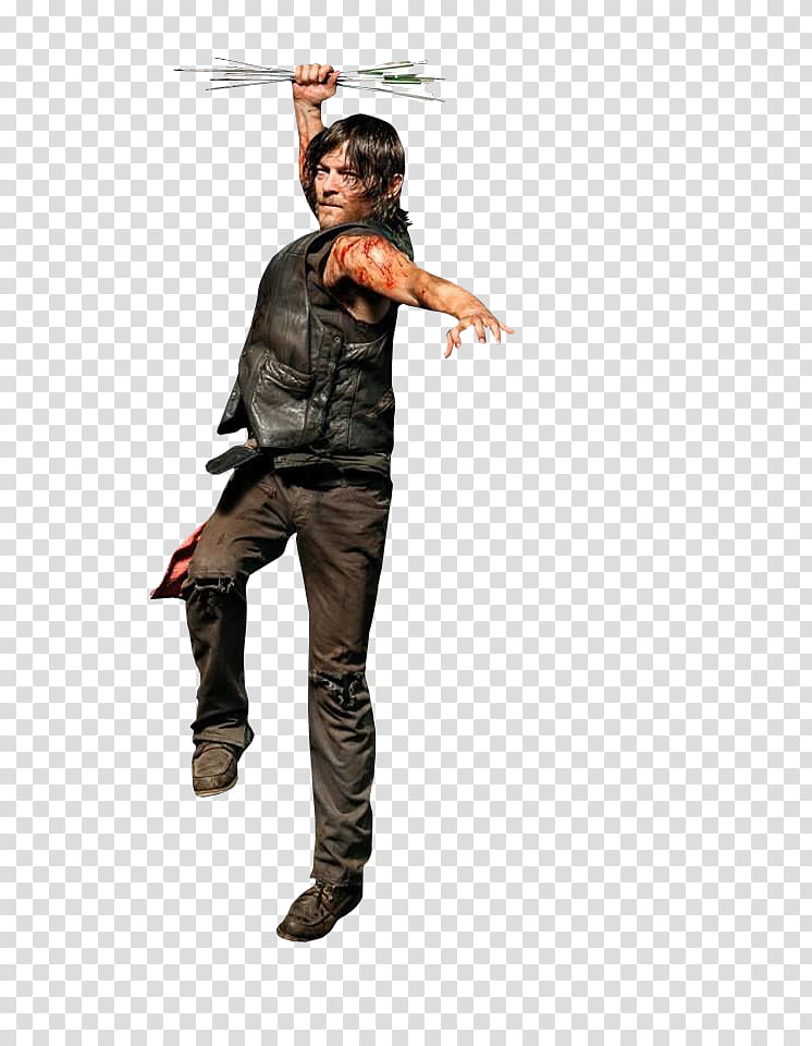 The Walking Dead , Daryl Dixon transparent background PNG clipart