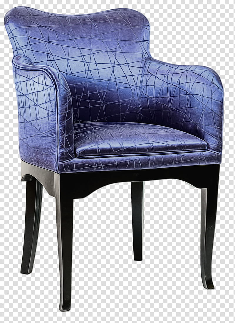 Wood, Chair, Armrest, Purple, Furniture, Blue, Cobalt Blue, Electric Blue transparent background PNG clipart