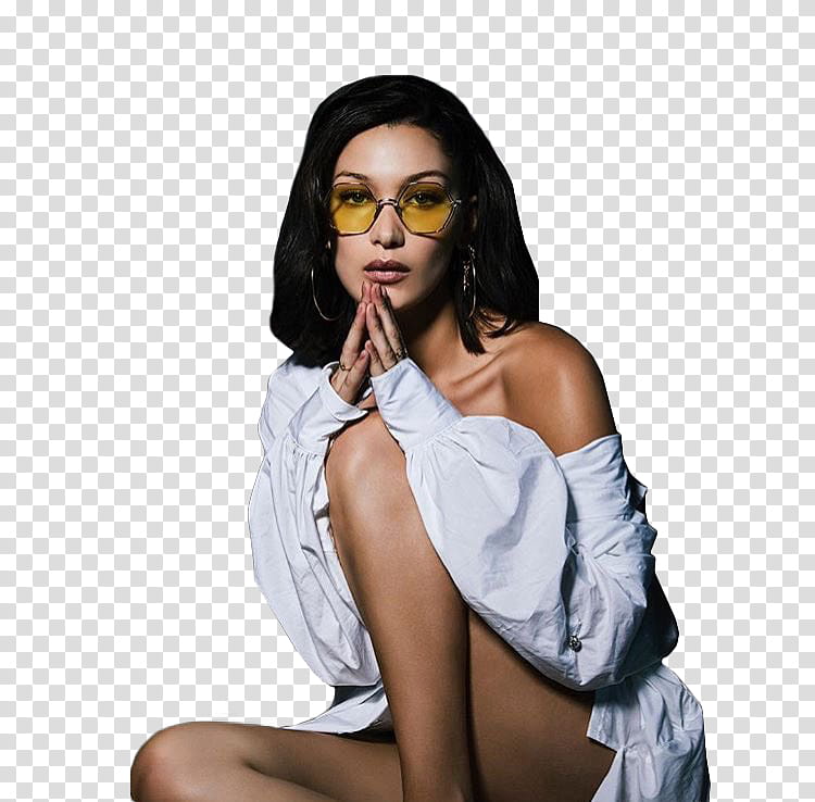 BELLA HADID,  transparent background PNG clipart