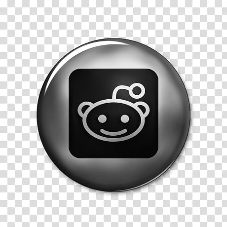 Silver Button Social Media, reddit logo square webtreatsetc icon transparent background PNG clipart