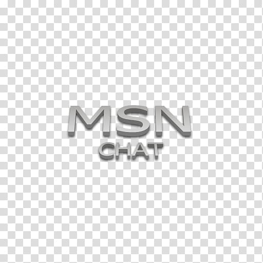 Flext Icons, MSN, MSN Chat text overlay transparent background PNG clipart