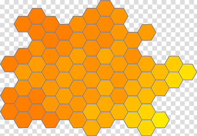 Hexagon, Western Honey Bee, Beehive, Honeycomb, Geometry, Yellow, Orange, Material transparent background PNG clipart