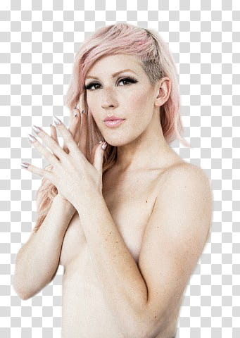 Ellie Goulding, naked woman transparent background PNG clipart