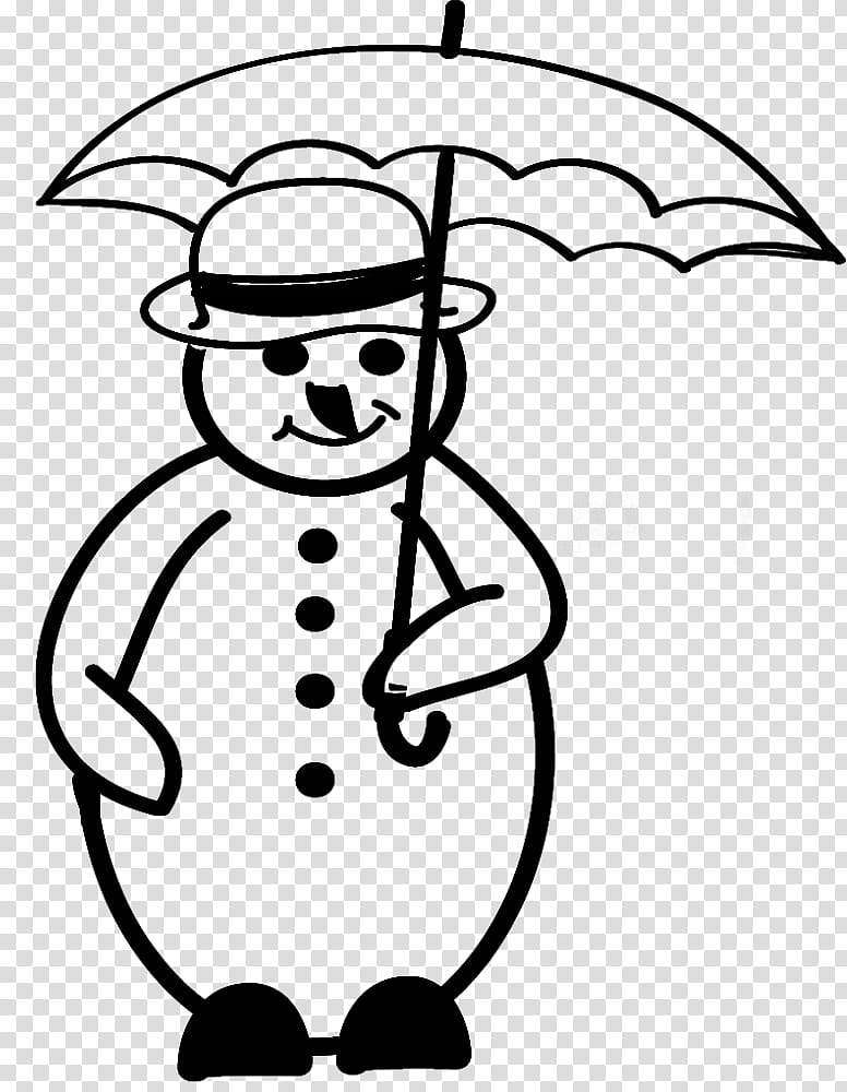 Christmas c, snowman holding umbrella illustration transparent background PNG clipart