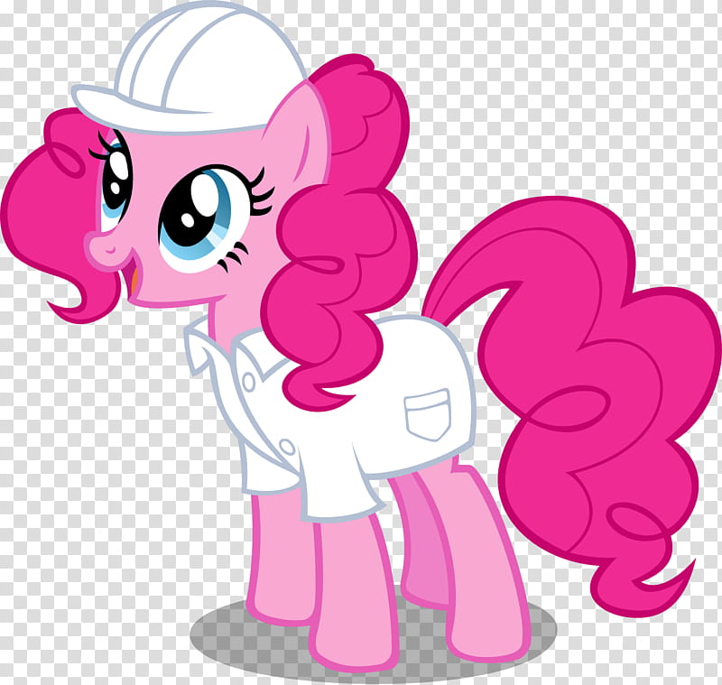 Request Factory Pinkie Pie, pink horse with white shirt cartoon character transparent background PNG clipart