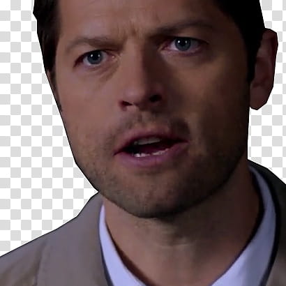 MISHA COLLINS CASTIEL AND , Misha Collins in gray coaty transparent background PNG clipart