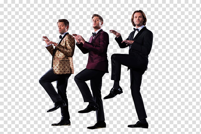 Supernatural Cast, men dancing transparent background PNG clipart