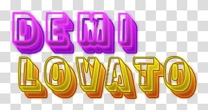 textos de Demi Lovato transparent background PNG clipart thumbnail