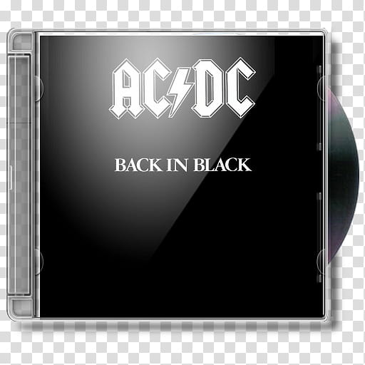 Acdc, , Back in Black transparent background PNG clipart