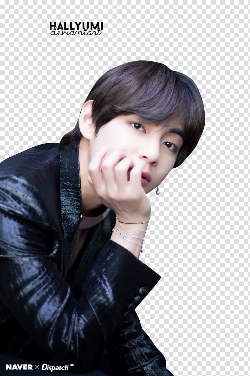 Taehyung BBMAs , man wearing jacket transparent background PNG clipart