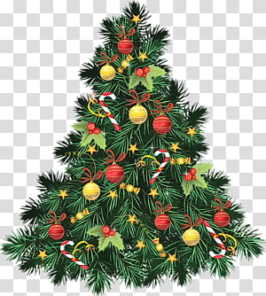 Christmas tree, Watercolor, Paint, Wet Ink, Christmas Decoration, Colorado Spruce, Oregon Pine, Christmas Ornament transparent background PNG clipart thumbnail