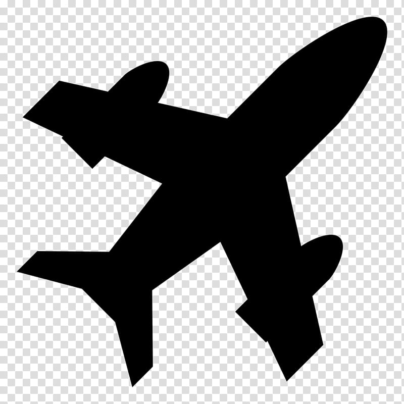 Airplane Flight Aircraft Travel Transparency, Wing, Air Travel, Line, Vehicle, Logo, Aviation, Silhouette transparent background PNG clipart
