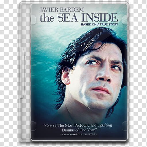 Movie Icon Mega , The Sea Inside, Javier Bardem The Sea Inside movie case transparent background PNG clipart
