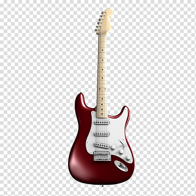 Stratocaster, red stratocaster guitar transparent background PNG clipart