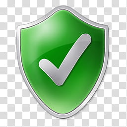 Vista RTM WOW Icon , Safe Shield, green and gray shield with check icon transparent background PNG clipart