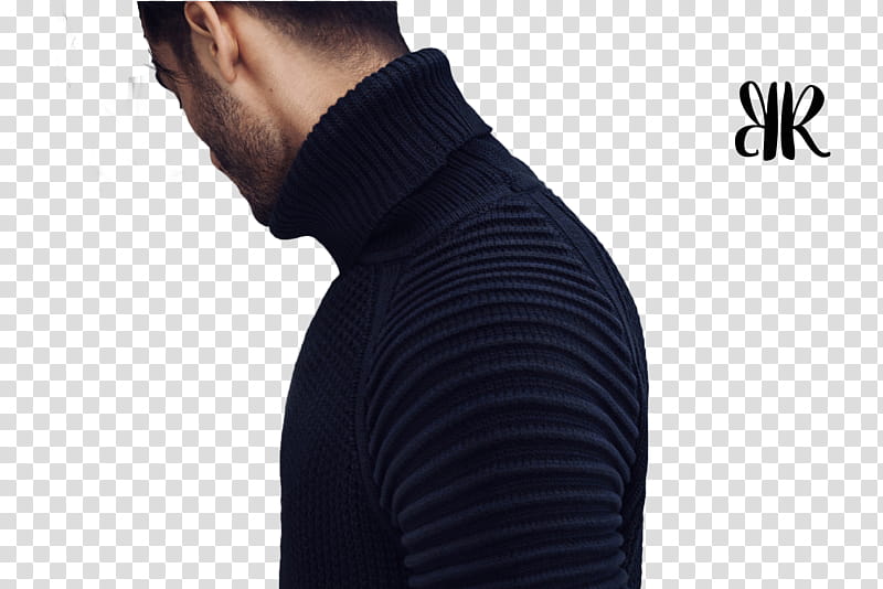TONI MAHFUD, man wearing black turtleneck sweater transparent background PNG clipart