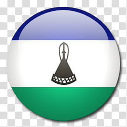 World Flags, Lesotho icon transparent background PNG clipart