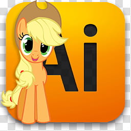 All icons in mac and ico PC formats, Graphics, adobe,Applestrator (, My Little Pony Ai icon transparent background PNG clipart