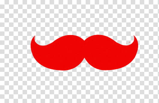 MOUSTACHES, red mustache transparent background PNG clipart