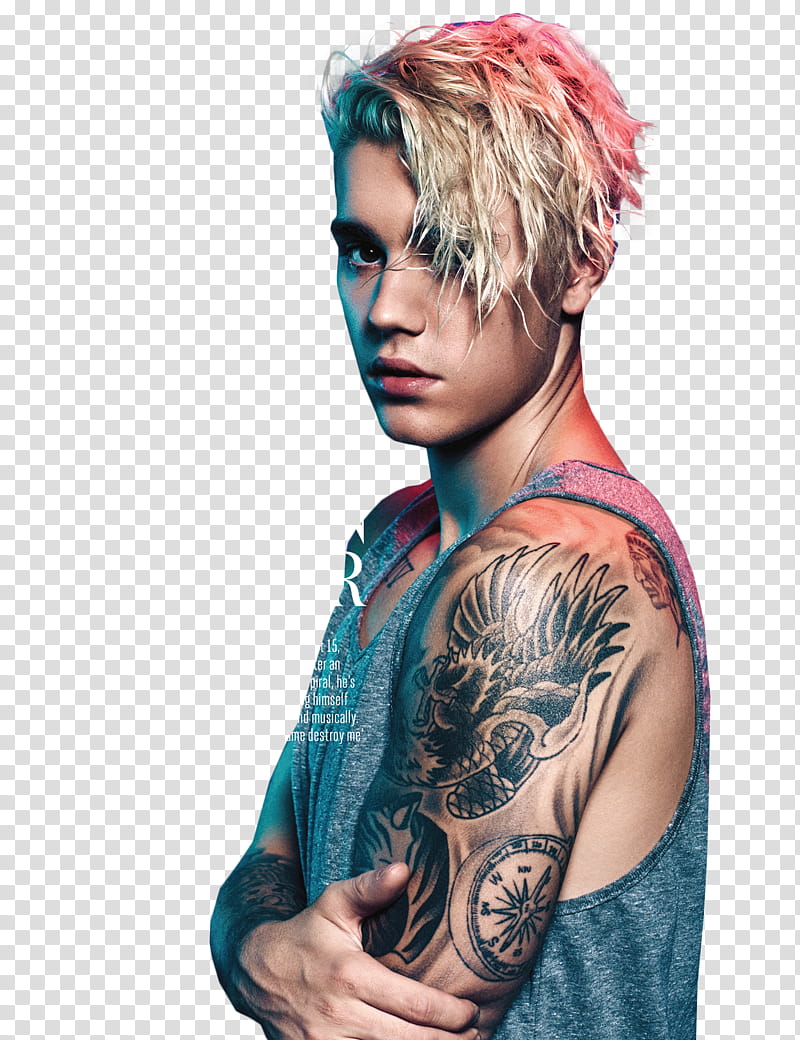 Justin Bieber, Justin Bieber wearing grey tank top transparent background PNG clipart