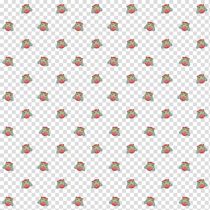 Overlay Pastel Owls, red and green owls transparent background PNG clipart