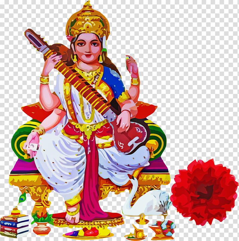 Vasant Panchami Basant Panchami Saraswati Puja, Indian Musical Instruments transparent background PNG clipart
