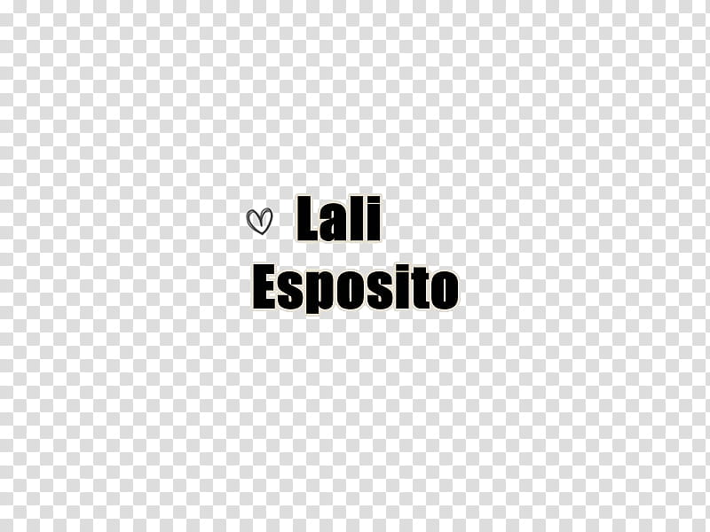 Lali Esposito Texto transparent background PNG clipart