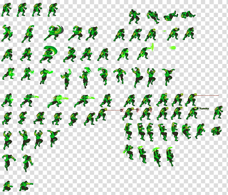 Reptile Sprite Sheet, Mortal Kombat Sprites Sheet Sub-Zero transparent background PNG clipart