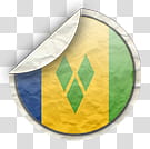 world flags, St Vincent and the Grenadines icon transparent background PNG clipart