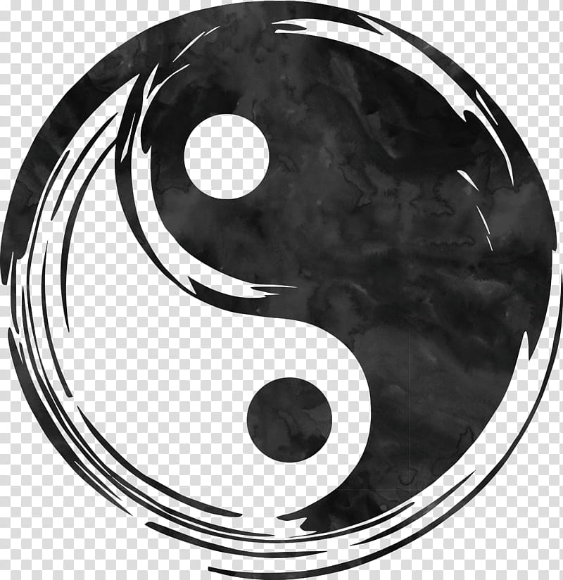 Zen Circle, Yin And Yang, Tattoo, Symbol, Zen Shiatsu, Taijitu, Body Art, Black And White transparent background PNG clipart