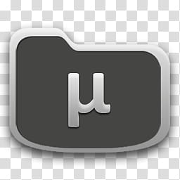 Grey tablet Folder, utorrent icon transparent background PNG clipart