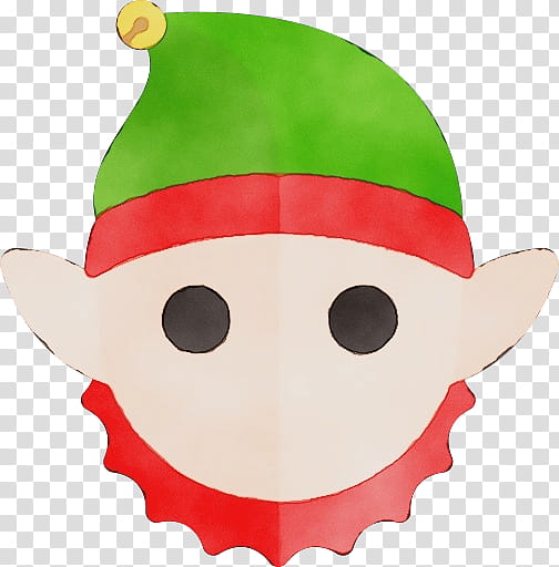 Christmas elf, Watercolor, Paint, Wet Ink, Costume Hat, Costume Accessory, Headgear, Christmas transparent background PNG clipart