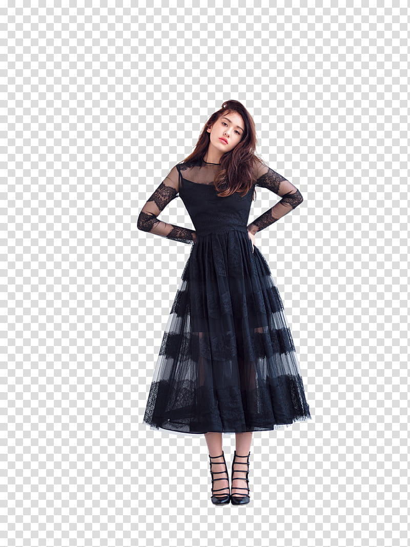SHARE Jeon Somi Harper Bazaar JYP, woman putting her hands on her waist transparent background PNG clipart