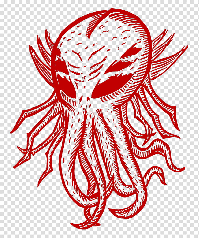 Hand, Cthulhu, Call Of Cthulhu, Drawing, Corey Press, Cthulhu Mythos, Rlyeh, Line Art transparent background PNG clipart