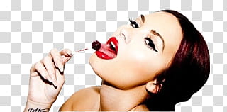 s, woman licking the lollipop transparent background PNG clipart