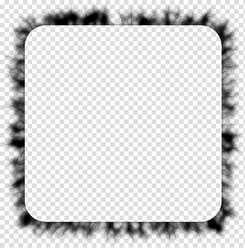 Electrify frames s, square black frame border transparent background PNG clipart