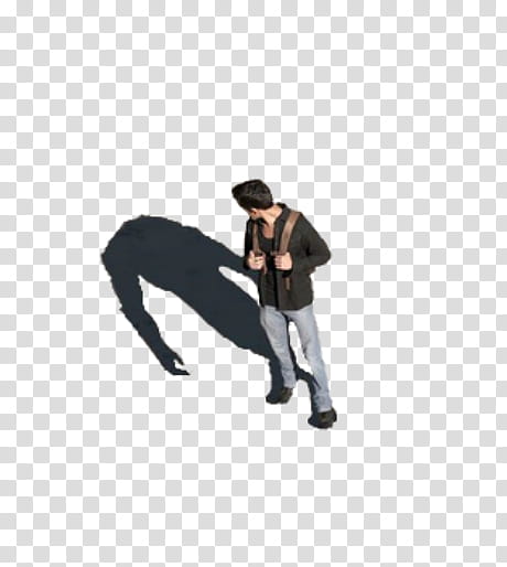 SCOTT MCCALL, man wearing black jacket and blue denim pants transparent background PNG clipart