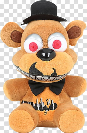 Funko FNaF Shadow Freddy Plush transparent background PNG clipart