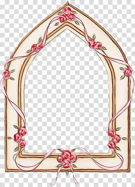 Pink Flower Frame, Frames, Paper, Scrapbooking, Arch, Quadro, Film Frame, Digital Frame transparent background PNG clipart
