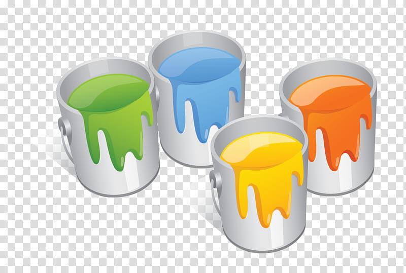 Painting, Coating, White Paint, Primer, Bucket, Material, Wall, Drawing transparent background PNG clipart