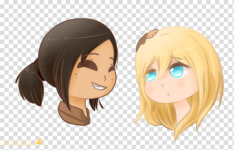 Ymir And Krista transparent background PNG clipart