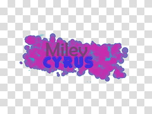 Texto de Miley Cyrus transparent background PNG clipart thumbnail